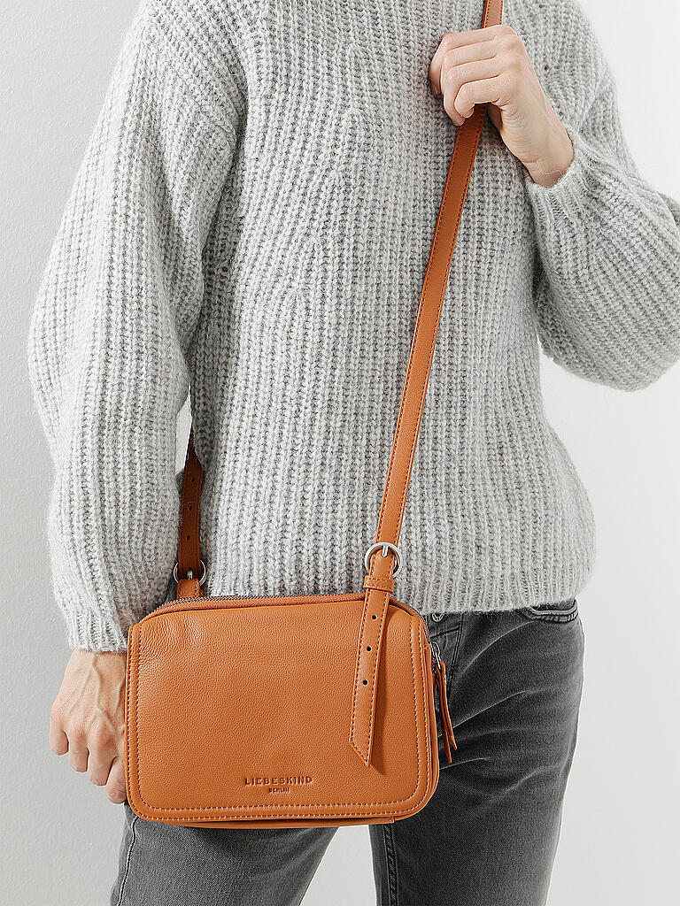 LIEBESKIND BERLIN Ledertasche Crossbody Mareike Camel